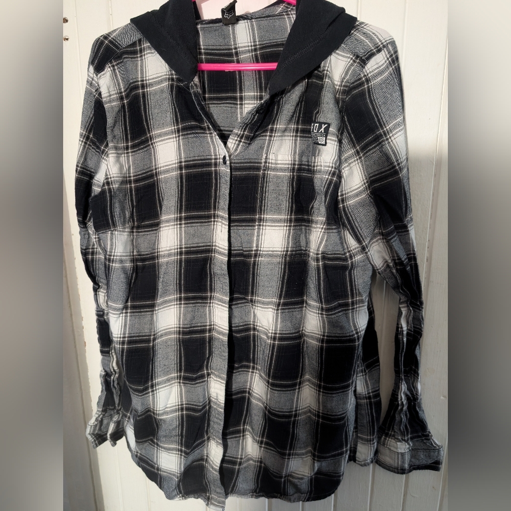 FOX RACING PLAID SHIRT - Picture 2 of 8
